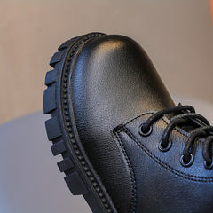 Solid Zipper Boots for Boys - Comfortable Non Slip - All Seasons