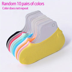 10 Pairs Kids Invisible Socks for Spring Summer