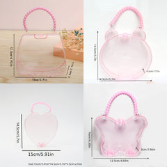 Transparent Portable Storage Bag for Children Jewelry Earrings Hair Accessories