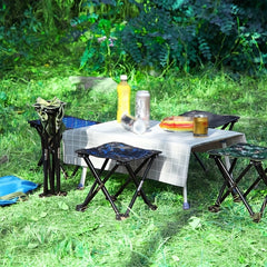METABEST Portable Folding Stool for Camping Hiking Fishing