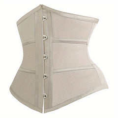 Strapless Corset Bustier Tummy Control Lace Up Body Shaper