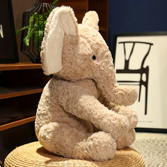 Adorable Elephant Plush Toy Throw Pillow Soft Home Decor Gift for Friends