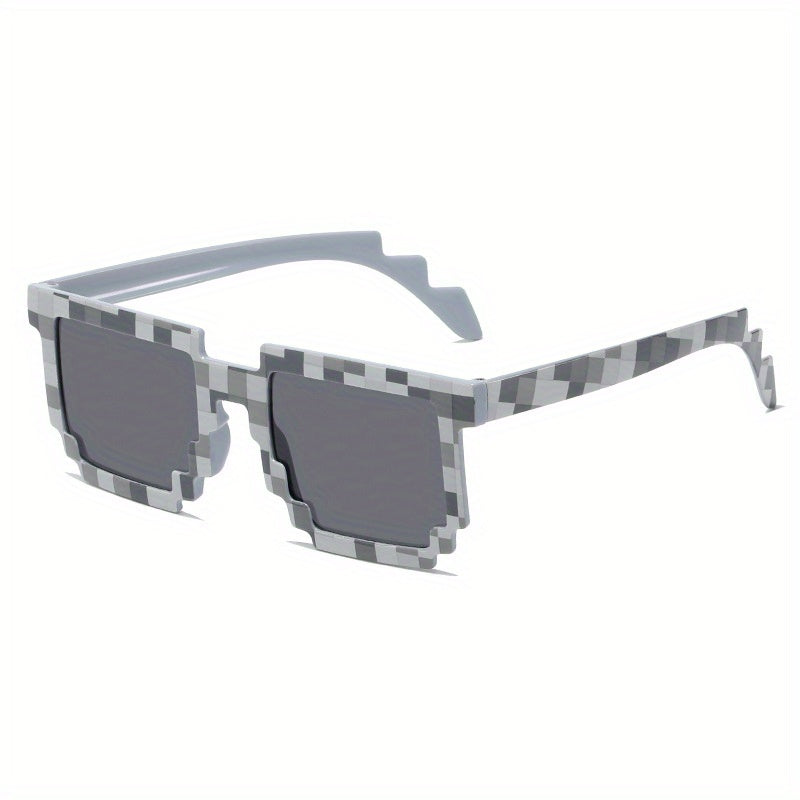 Y2K Mosaic Square Sunglasses UV400