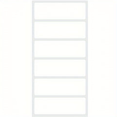 120 Blank Synthetic Paper Self-Adhesive Labels 3x1 Inch