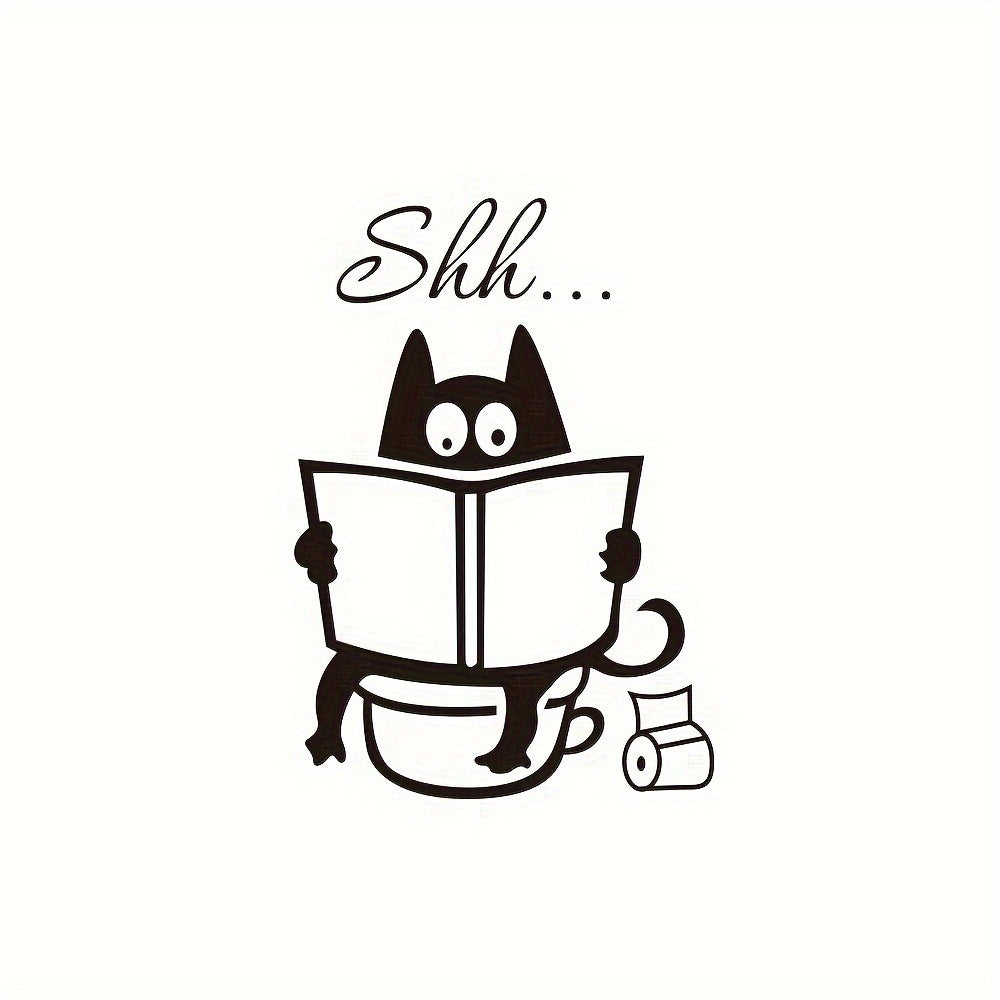 Cat Toilet Sticker Wall Sticker for Decoration