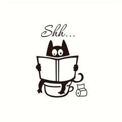 Cat Toilet Sticker Wall Sticker for Decoration