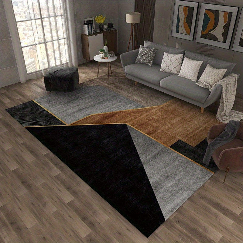 Modern Stylish Area Rug Non slip Soft Comfortable Home Decor