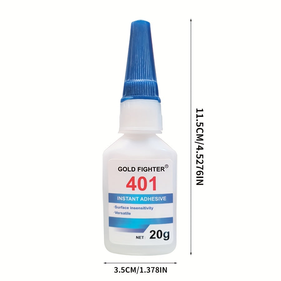 Strong Adhesive 401 Quick Dry Glue For Metal Plastic Wood Rubber