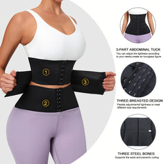 Adjustable Double Belt Corset Waist Trainer for Women