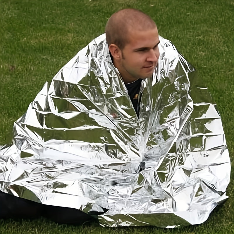 5pcs Emergency Survival Blanket for Outdoor Camping Hiking
