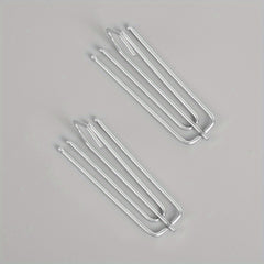 15pcs Metal Pinch Pleat Hooks Curtain Cloth Ring Pleater Tape Hooks