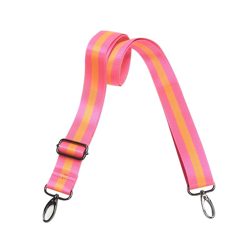 Adjustable Shoulder Strap Purse Replacement Belt Striped Removable Strap