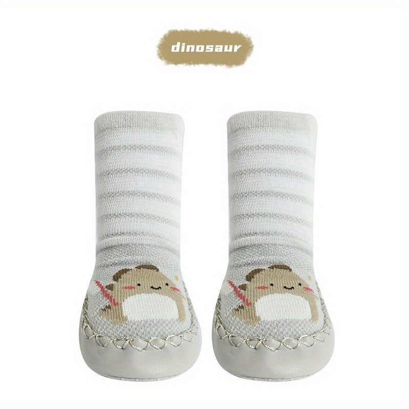 Baby Toddler Cartoon Animals Shoe Socks Dot Glue Floor Socks