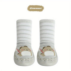 Baby Toddler Cartoon Animals Shoe Socks Dot Glue Floor Socks