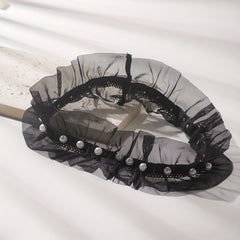 Pearl Lace Leg Band Elastic Leg Strap Bridal Wedding