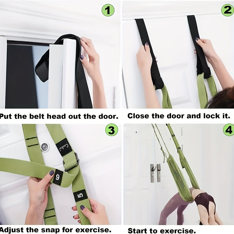 Adjustable Yoga Strap For Body Stretching Flexibility Assist Trainer