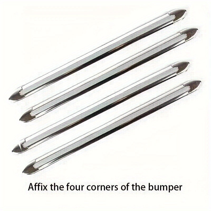 Car Bumper Anti-collision Strips, 8pcs Universal Adhesive Protection