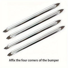Car Bumper Anti-collision Strips, 8pcs Universal Adhesive Protection