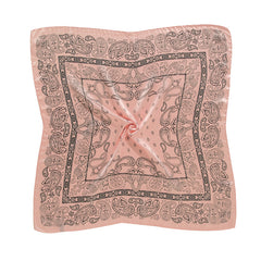 Navy Paisley Print Bandana Neck Scarf Hair Bandana
