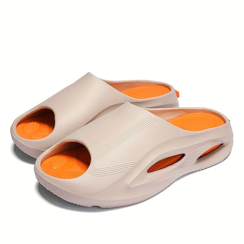 Men's Non Slip Platform Slides Soft Sole Cloud Slides Indoor Outdoor