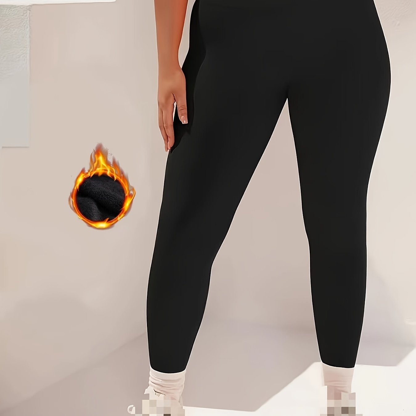 Fleece Lined Tummy Control High Waist Leggings