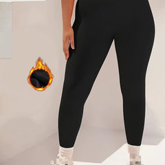 Fleece Lined Tummy Control High Waist Leggings