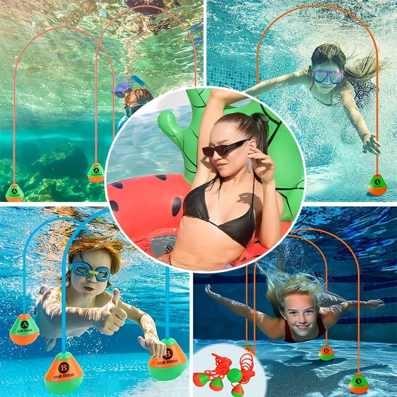 Cheng Rong Dive Door Swim Rings - Colorful Pool Toys for Pool Parties