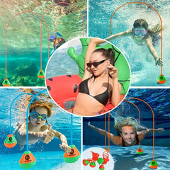 Cheng Rong Dive Door Swim Rings - Colorful Pool Toys for Pool Parties