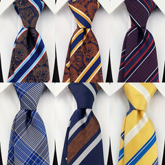 British Gentleman Striped Men's Tie Suit Street Style