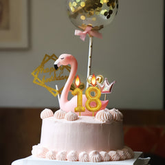 10pcs Number Candles Birthday Cake Candles 0-9 Glitter Numeral Candle