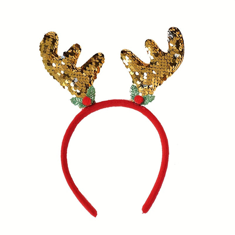 Christmas Headband Deer Antler Dress Up Kids Headwear