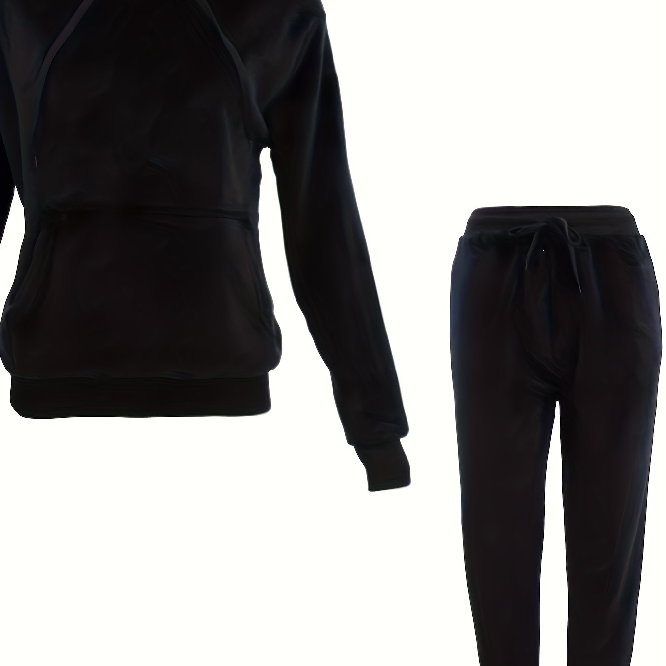 Sporty Hoodie & Joggers Outfit Set