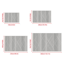 1pc Large Line Carpets for Living Rooms, Bedrooms, Offices - Non Slip and Easy