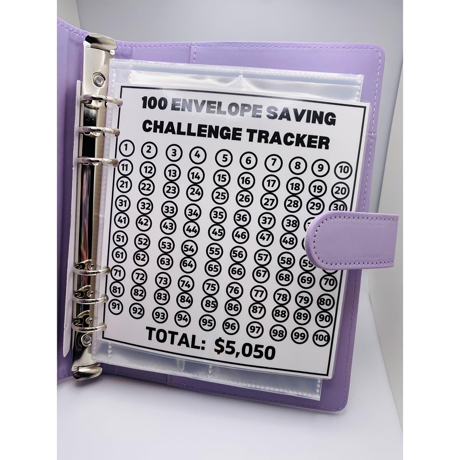 Envelope Challenge Binder for Budgeting Planner & Saving