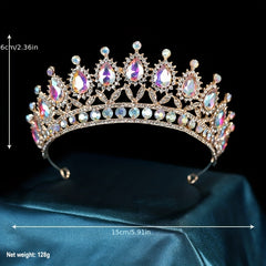 Crystal Headband Princess Crown Tiara Birthday Party