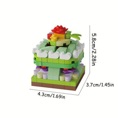 Mini Cake Building Blocks Toy DIY Dessert Food Series