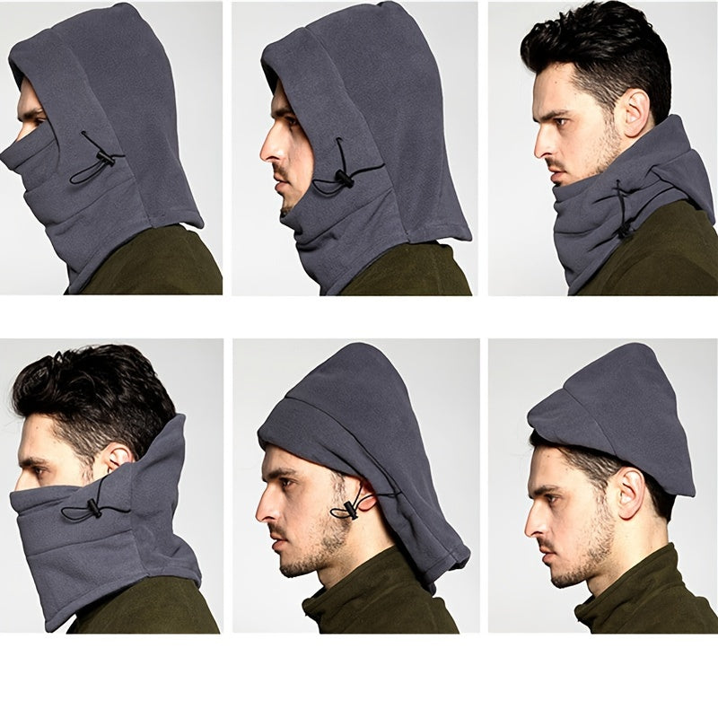 2pcs Winter Face Mask Balaclava Windproof Thermal Hat Outdoor Cycling Ski Hat