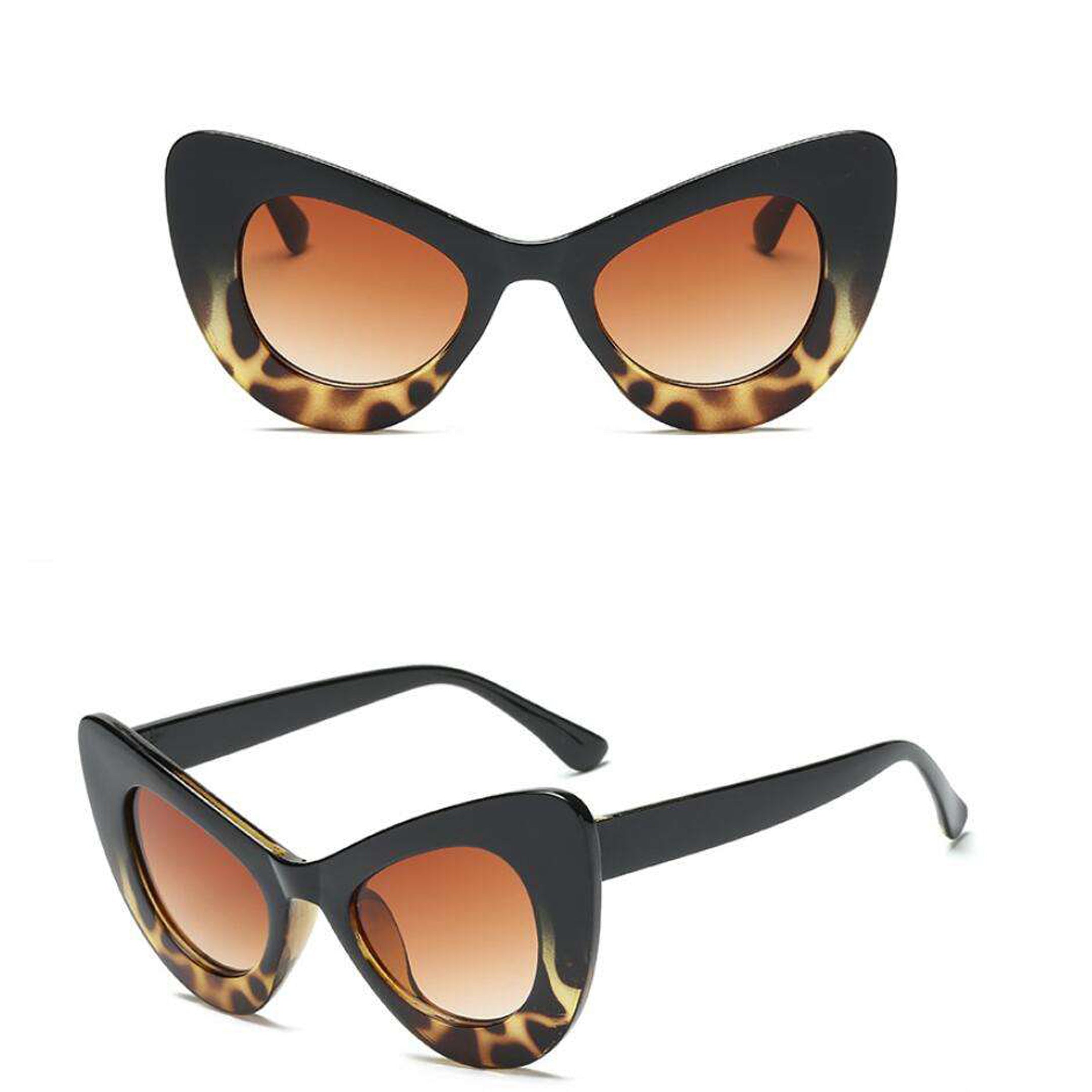 Y2K Cat Eye Sunglasses Gradient Lens UV400