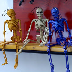 5pcs Skeleton Pendant Halloween Decor Supplies