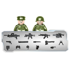 Military Toys Building Blocks Set Truck Model Helicoper Bricks Toy Assemble Army