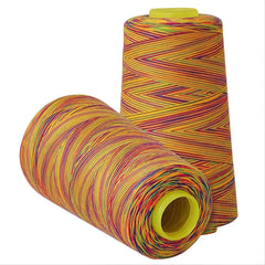 3000 Yards Rainbow Sewing Thread for Machine and Hand Repair Works