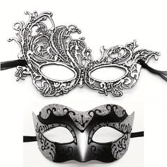 Colorful Lace Eye Mask Gothic Half Face Decorative Costume Mask