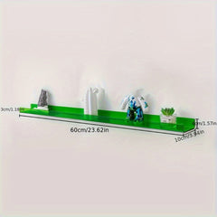 Acrylic Hanging Wall Shelf Floating Shelf BookDisplay Shelf