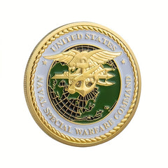 US Navy Seals Challenge Coin, Unique Collectible Gift for Kids