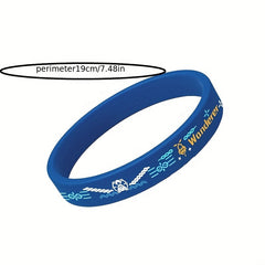 Cartoon Pattern Funny Bracelet Sporty Style Silicone Wristband