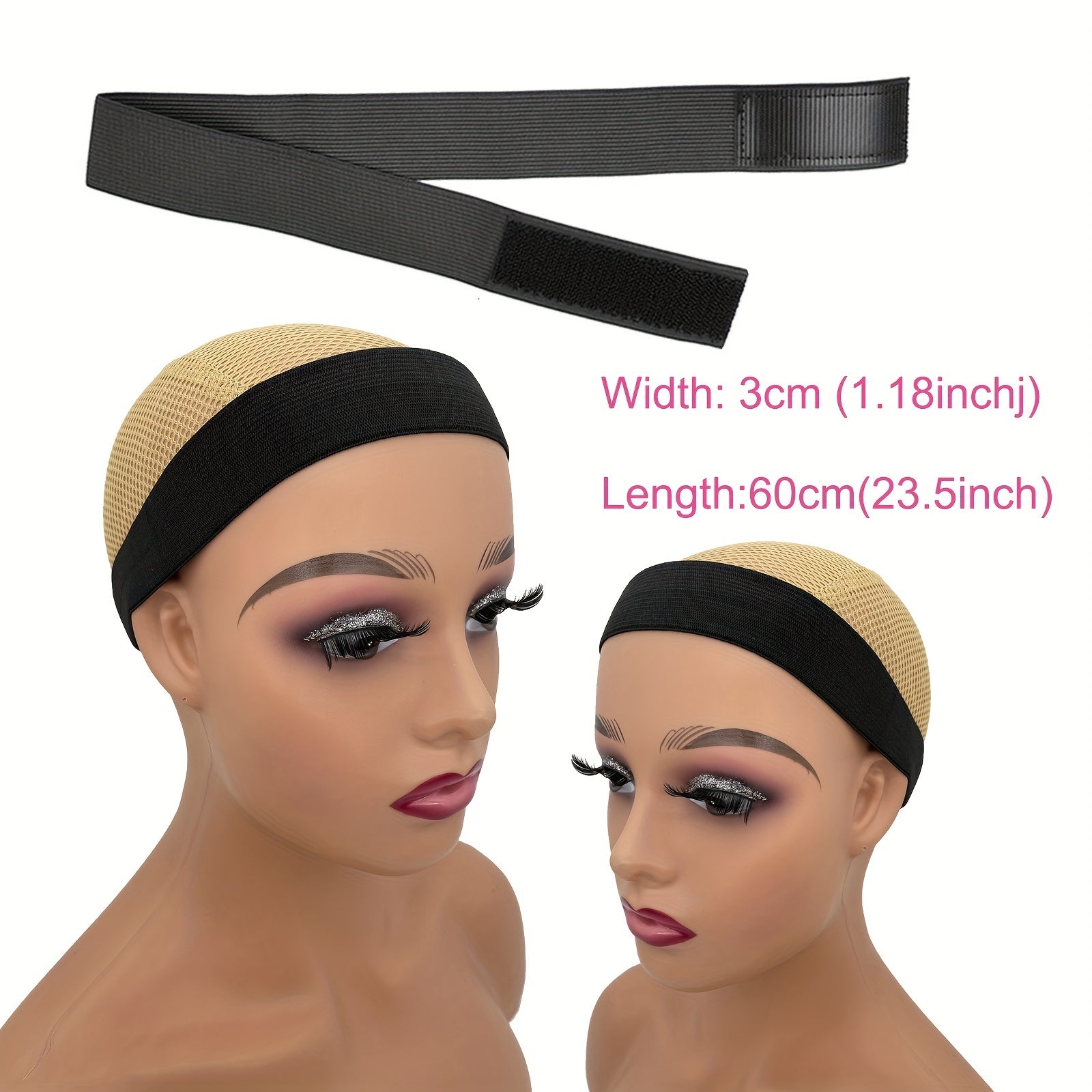 Adjustable Edge Elastic Headband for Wigs