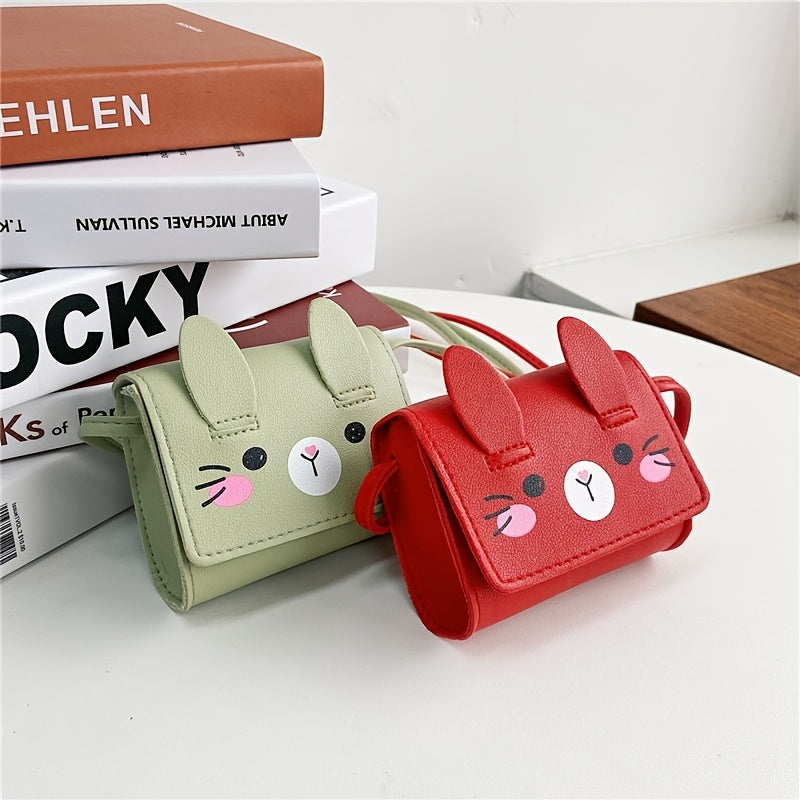 Rabbit Shoulder Messenger Bag Mini Coin Purse Wallet For Girls