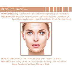 3D Highlighter Contouring Shadow Stick & Silkworm Pen for Holidays Makeup