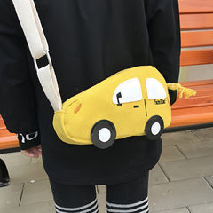 Cartoon Car Coin Purse Messenger Bag for Kids