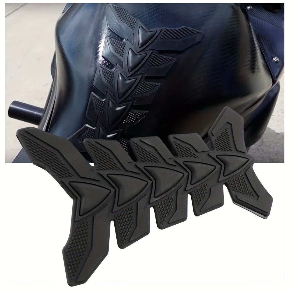 3D Motorcycle Gel Gas Tank Pad Protector Universal Fish Bone Sticker